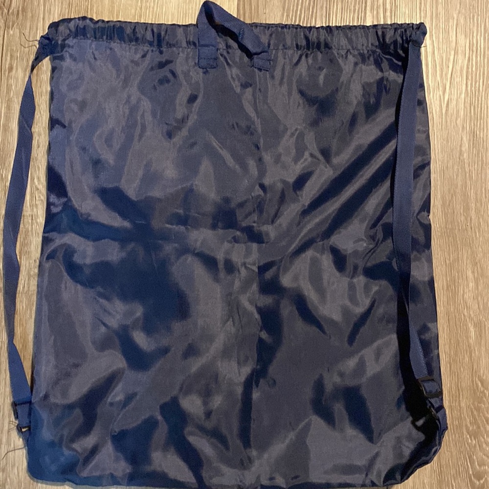 Skechers nylon navy blue drawstring backpack - Picture 3 of 7
